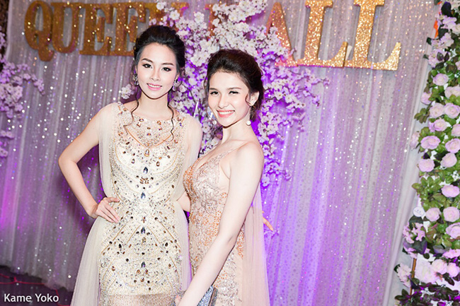 Hoa khôi Diễm Trinh hội ngộ Hoa hậu Biển Thùy Trang tại sự kiện
