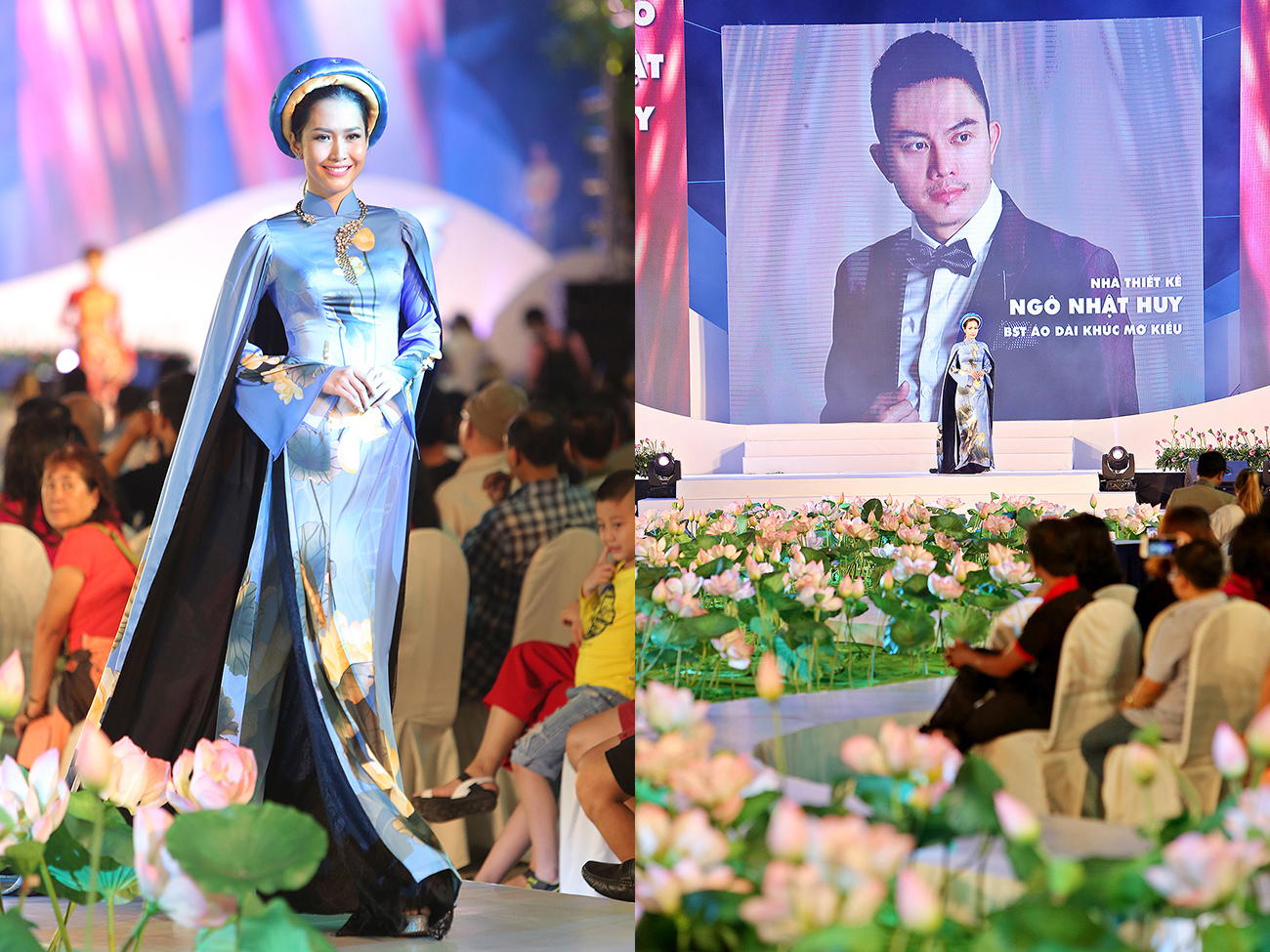 Hoa hậu Phan Thu Quyên làm 'first-face' diễn áo dài Ngô Nhật Huy