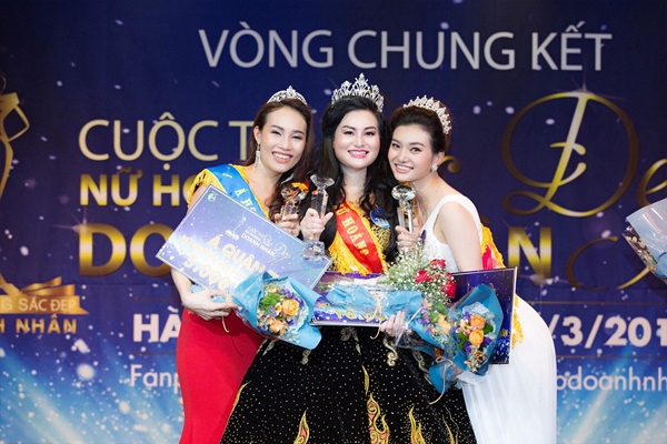 Người đẹp Trần Huyền Nhung đăng quang Nữ hoàng Sắc đẹp Doanh nhân 2018