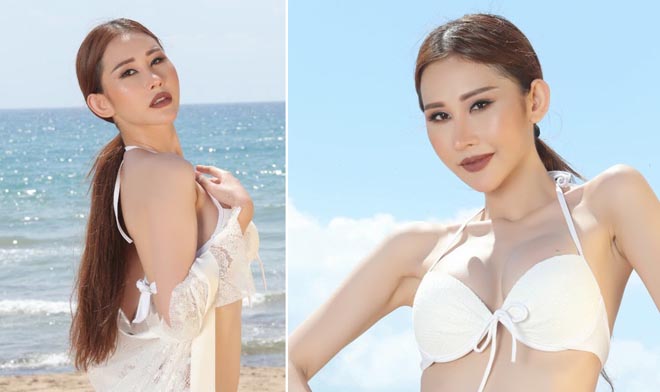 Chi Nguyễn khoe đường cong hút mắt tại phần thi bikini