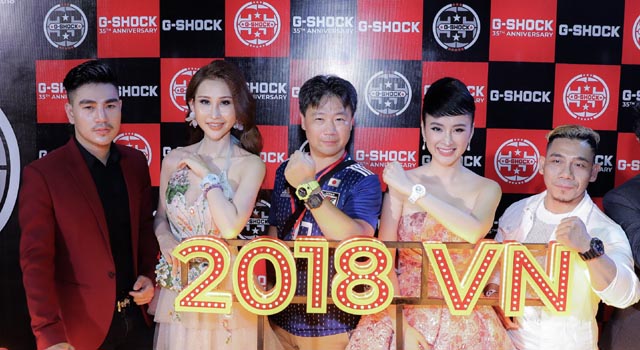 Nam Vương Hoàng Gia Lâm cùng dàn sao dự sự kiện 35 năm thành lập của Casio và G-Shock