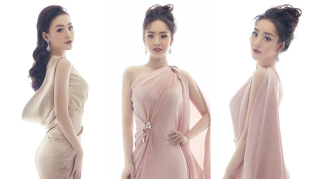 "Người đẹp tài năng" Hoàng Hải Thu khoe dáng quyến rũ với váy áo gợi cảm