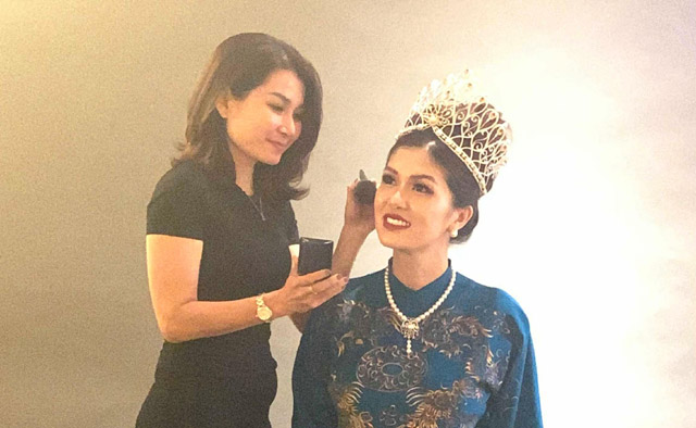 Chuyên gia makeup Thy Nguyễn trở thành "phù thuỷ" chuyên trang điểm cho Hoa hậu - Nữ hoàng Oanh Yến