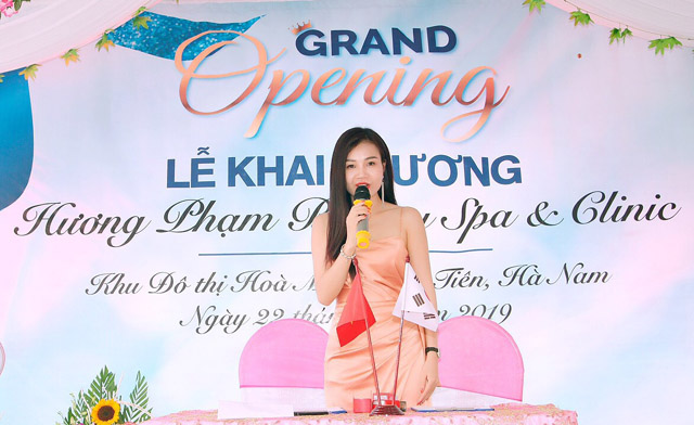 Lễ khai trương long trọng của Hương Phạm Beauty Spa & Clinic