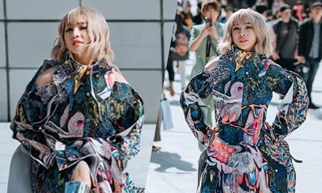 Diễn viên Ivy Lê chưng diện dự Seoul Fashion Week
