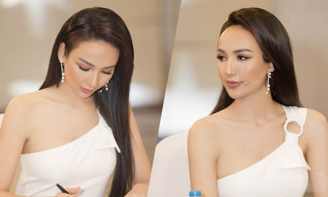 Hoa hậu Ngọc Diễm nhận cơn mưa lời khen trên ghế nóng “Tôi là Hoa hậu Hoàn Vũ Việt Nam”