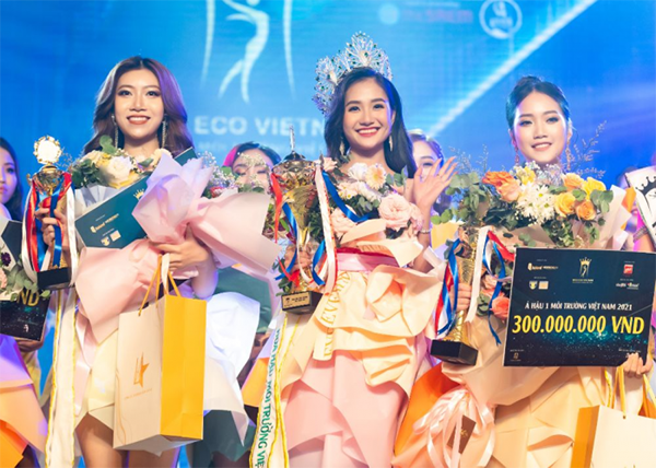 Ba gương mặt Hoa hậu Môi trường Việt Nam mùa đầu tiên lộng lẫy trong đêm đăng quang