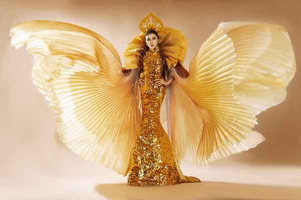 Quán quân Thanh Nhi mang bộ trang phục dân tộc Hóa Long đến Miss Asia Global 2022