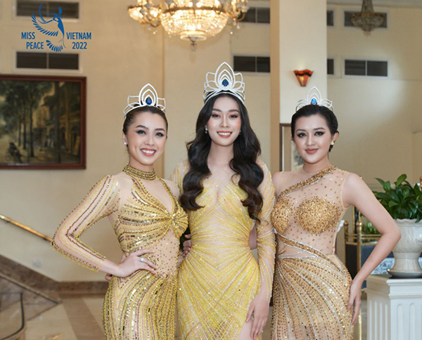 TOP 3 Miss Peace Vietnam 2022 tỏa sáng tại lễ ra mắt tại TP.Hồ Chí Minh