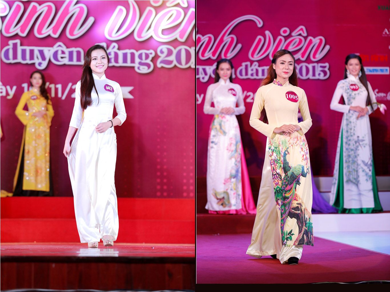 Top 50 thí sinh vào Chung kết “Nữ sinh viên Việt Nam duyên dáng 2015”