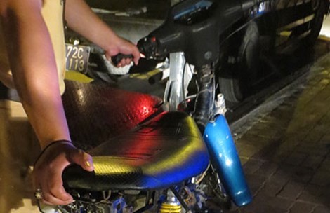 Tạm giữ 70 xe máy đua xe, lạng lách tại lễ hội Dinh Cô