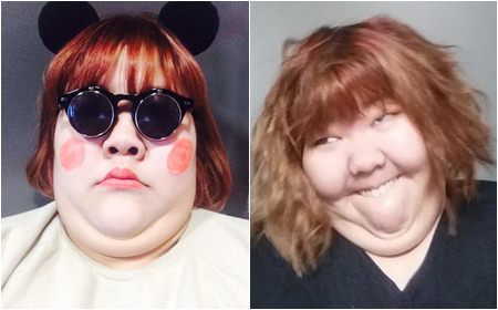 Cô béo Hàn Quốc gây sốt nhờ loạt ảnh, clip tự làm xấu mình