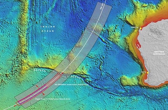 Hành trình trôi dạt của vật thể nghi là mảnh vỡ MH370