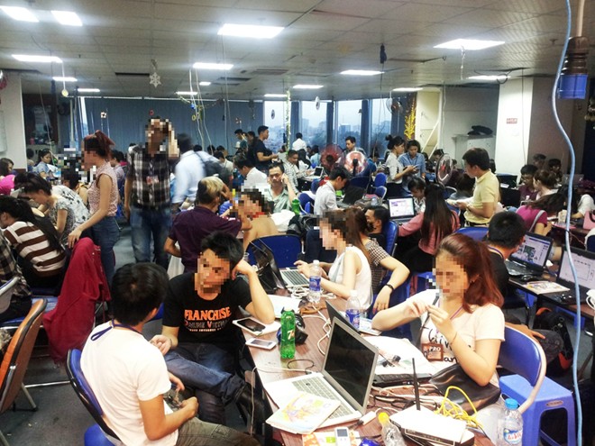 700 người trong phòng học kinh doanh đa cấp ở Sài Gòn