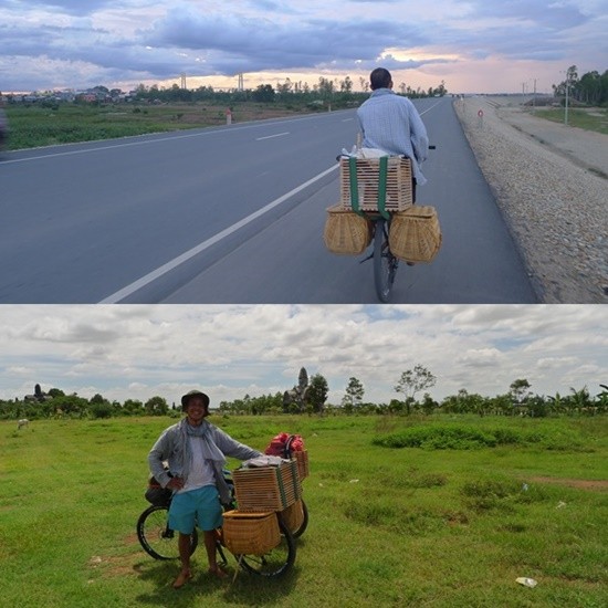 Chàng trai đạp xe mây tre từ TP HCM đến... Ấn Độ