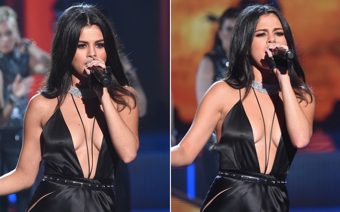 Selena Gomez khoe vòng 1 táo bạo trên sân khấu Victoria’s Secret Fashion Show
