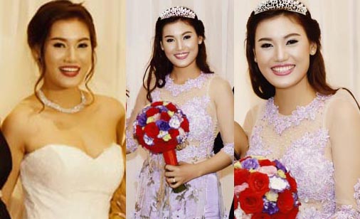 Phạm Ý Nguyện lộng lẫy với váy cưới Tommy Nguyễn trong ngày cưới