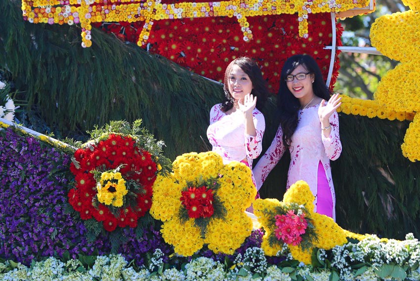 Sắc màu rực rỡ ở lễ hội Hoa Đà lạt
