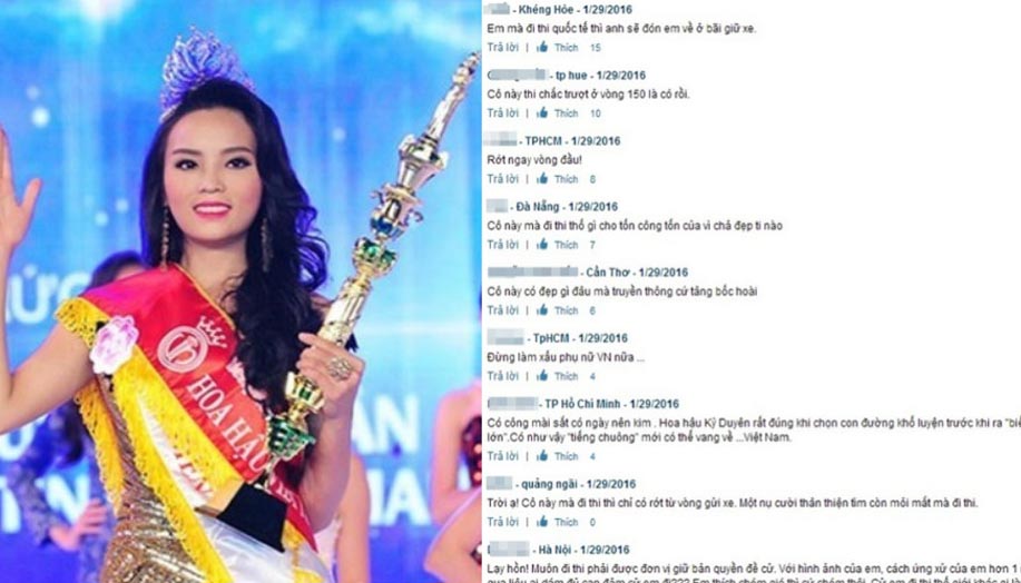 Dân mạng mỉa mai việc Kỳ Duyên muốn đi thi Hoa hậu Thế giới