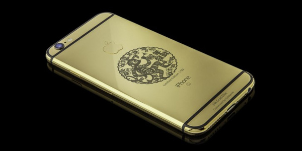 iPhone mạ vàng 24k phiên bản Tết Bính Thân tuyệt đẹp