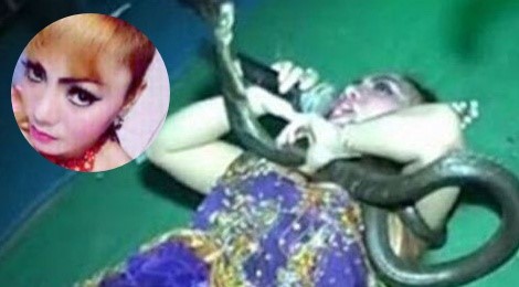 Ca sĩ Indonesia qua đời sau khi bị rắn cắn trên sân khấu