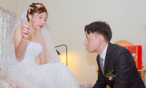 Ảnh cưới "không thể xấu hơn" của cặp uyên ương Singapore