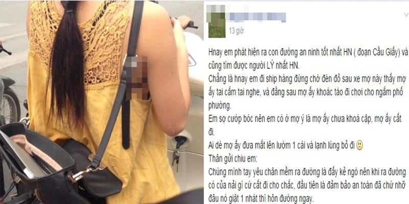 Cô gái "lì" nhất Hà Nội gây bức xúc cộng đồng mạng