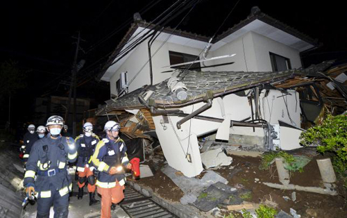 Động đất mạnh ở Nhật Bản, ít nhất 9 người thiệt mạng