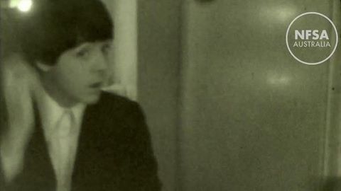 Hình ảnh đáng yêu của The Beatles trong clip tư liệu