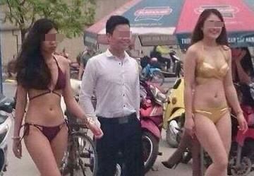 Dàn thiếu nữ mặc bikini quảng cáo điện máy gây tranh cãi