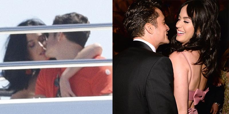 Katy Perry hôn Orlando Bloom tình tứ sau tin đồn anh ngoại tình với Selena
