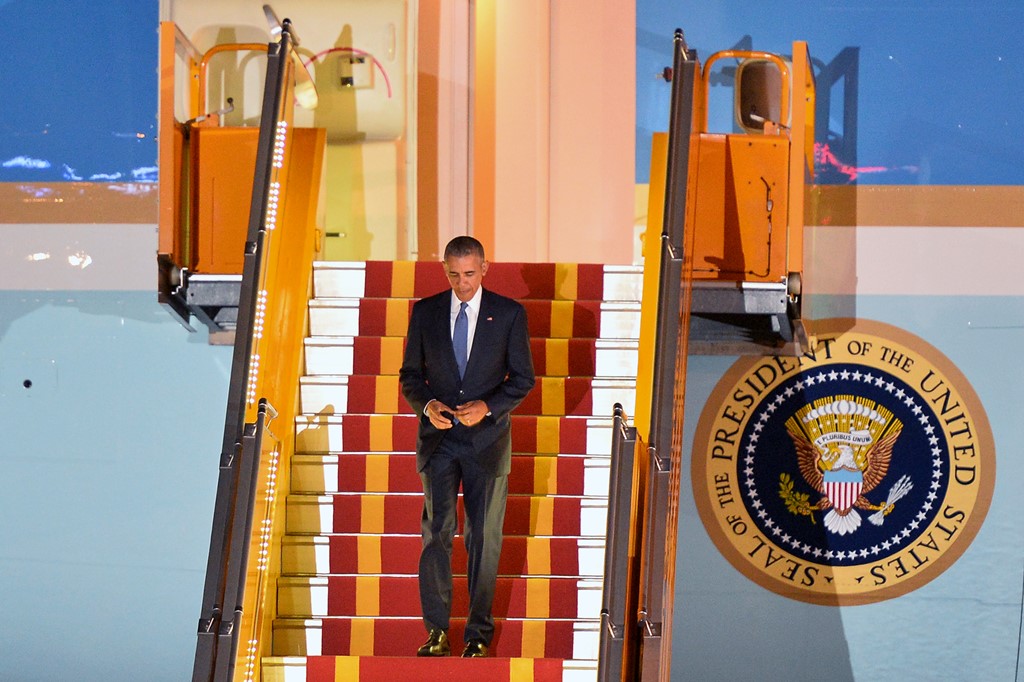Báo chí quốc tế đồng loạt đưa tin Obama tới Việt Nam