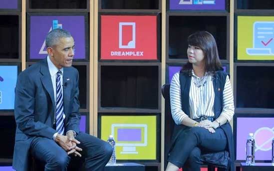 Ba bạn trẻ Việt trò chuyện với Tổng thống Obama là ai?