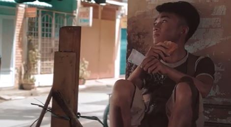 Trung Quang bán vé số, lượm ve chai trong phim ngắn đầu tay