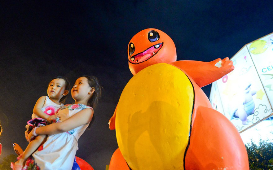 Phố lồng đèn Pokemon thu hút giới trẻ Sài Gòn