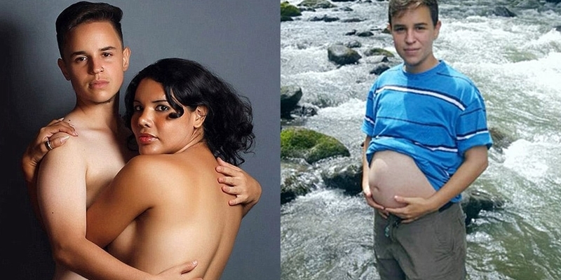 Cặp đôi “chồng mang thai từ tinh trùng của vợ” khoe ảnh con đầu lòng
