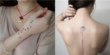 Những hình xăm bé xíu “đánh gục” mọi cô nàng yêu tattoo nhưng sợ đau