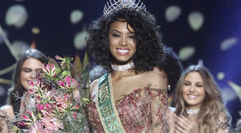 Cô gái da màu làm nên lịch sử khi đăng quang Hoa hậu Brazil