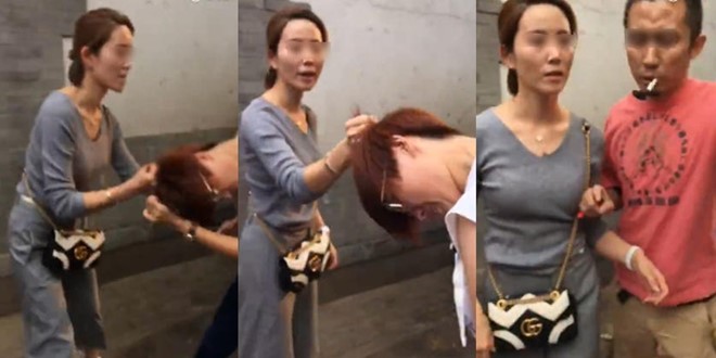 Sao nữ Trung Quốc bị đánh tới tấp giữa phố gây phẫn nộ