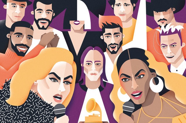 Dự đoán Grammy 2017: Adele đối đầu Beyonce