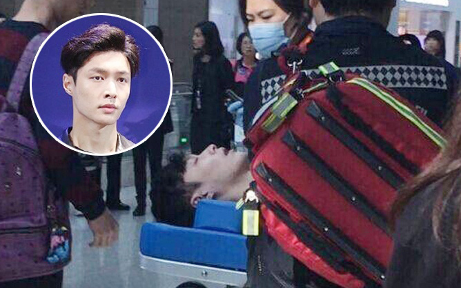 Thành viên EXO ngất xỉu ở sân bay