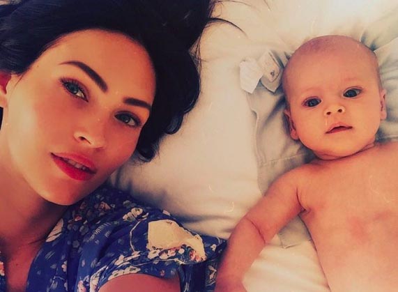 Megan Fox lần đầu chia sẻ ảnh con trai mới sinh
