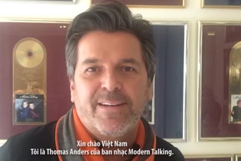 Thành viên Modern Talking gửi lời chào khán giả Việt Nam