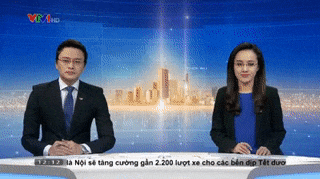 MC Hoài Anh vô tình bật cười trong bản tin thời sự VTV1