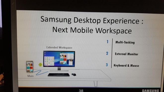 Samsung Galaxy S8 sẽ có tính năng biến hình thành PC