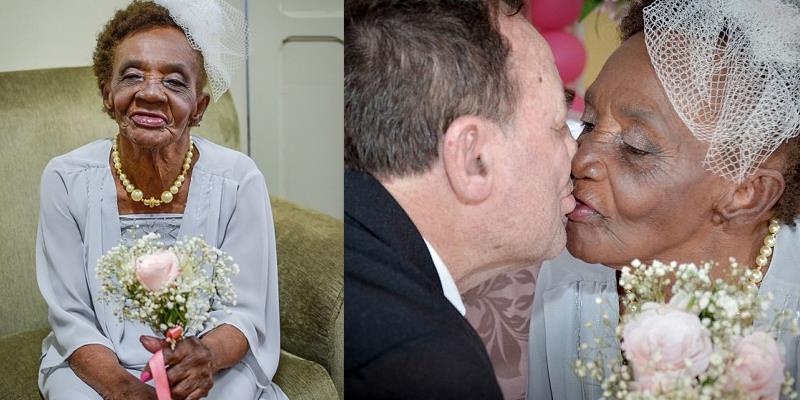 Cụ bà gây sốt khi đính hôn ở tuổi 106 với "phi công" 66 tuổi