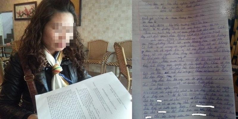 Đau xót khi biết con gái 8 tuổi bị xâm hại, người mẹ viết đơn tố giác