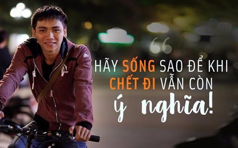9X đăng ký hiến tạng, đạp xe xuyên Việt truyền cảm hứng