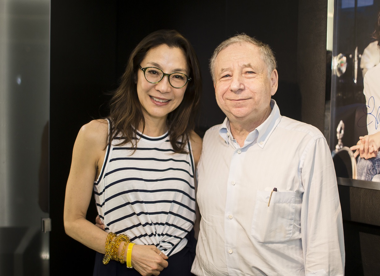 Dương Tử Quỳnh cùng Jean Todt thăm Richard Mille Hà Nội