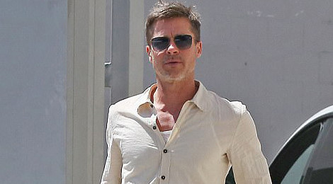 Brad Pitt xuất hiện trên phố với hình ảnh tiều tụy